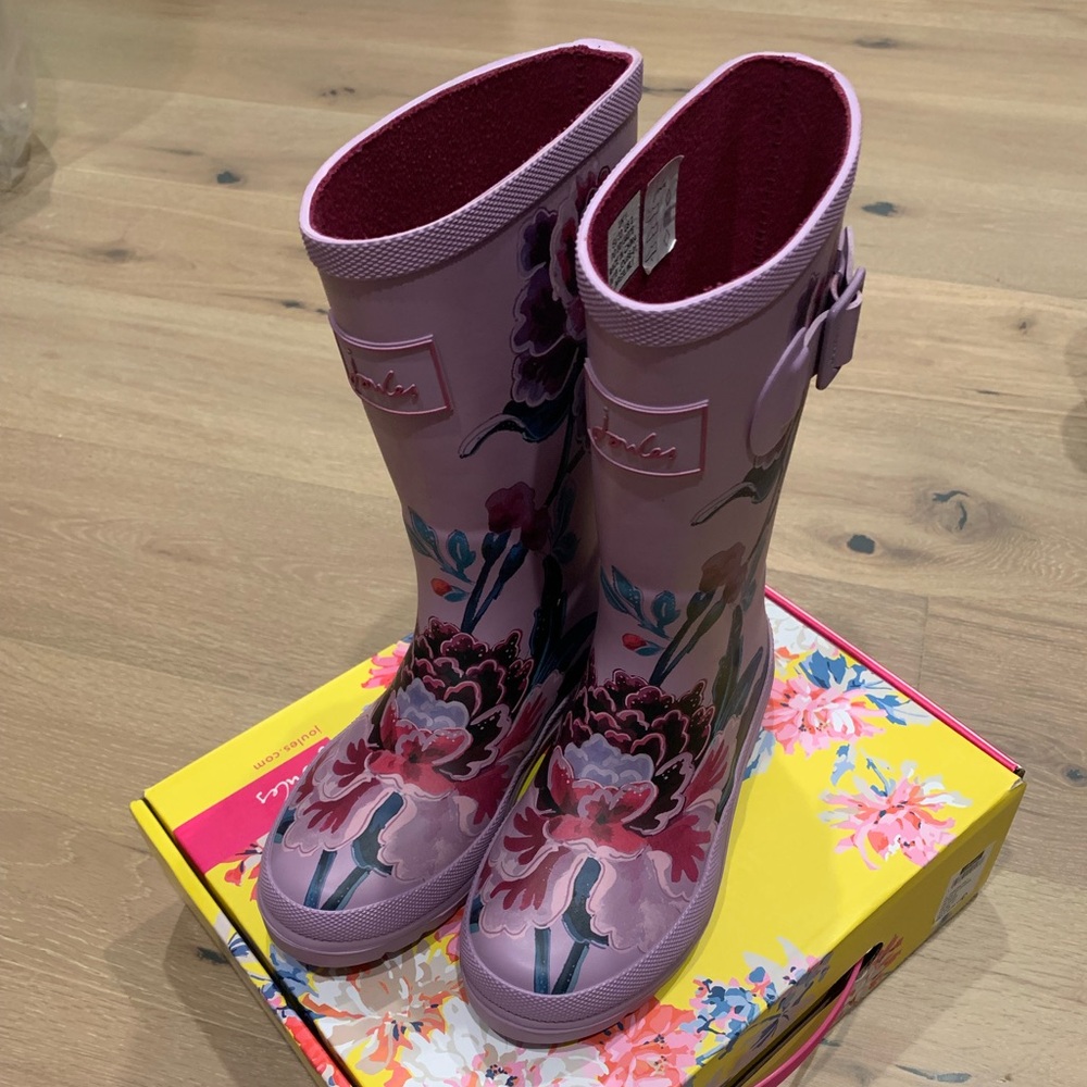 Joules rain boots size US 2